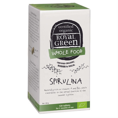 ROYAL GREEN Bio Spirulina, 1000 mg, 120 tabletes attēls