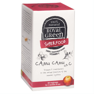 ROYAL GREEN Camu Camu, C vitamīns, 500 mg, 60 kapsulas attēls