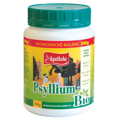 APOTHEKE BIO PSYLLIUM, ceļmallapu sēklu sēnalas, 300 g attēls