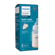 PHILIPS AVENT, pudelīte "Anti-colic" ar lēnas plūsmas knupīti, 1 mēnesis+, SCY103/01, 260 ml attēls