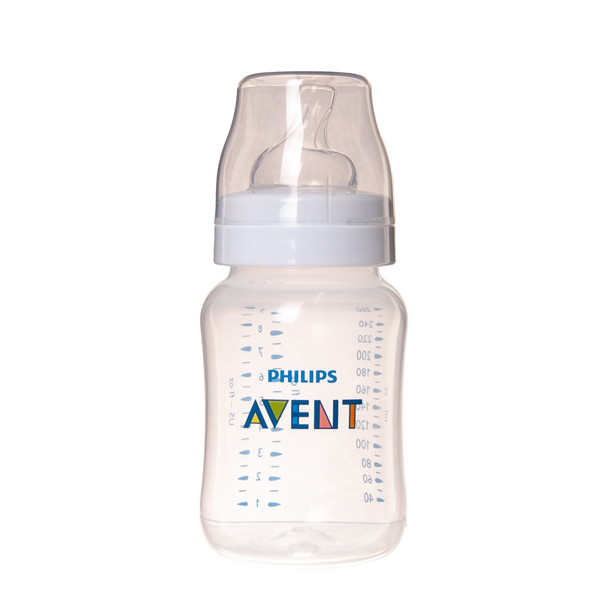 PHILIPS AVENT, pudelīte "Anti-colic" ar lēnas plūsmas knupīti, 1 mēnesis+, SCY103/01, 260 ml attēls
