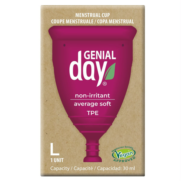 GENIAL DAY, menstruālā kauss, L attēls