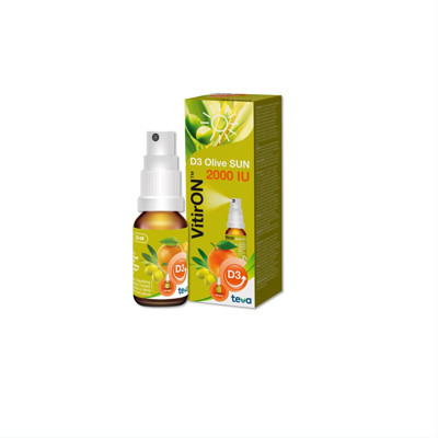 VITIRON D3 OLIVE SUN, 2000 SV, aerosols, 10 ml attēls