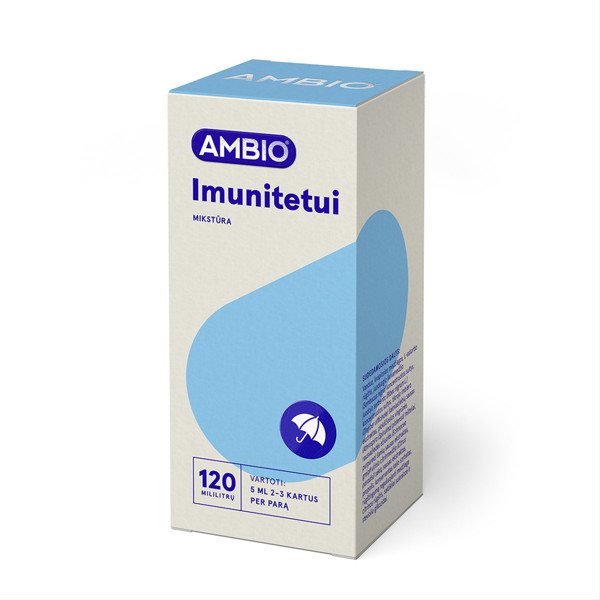 AMBIO imunitātei, mikstūra, 120 ml attēls