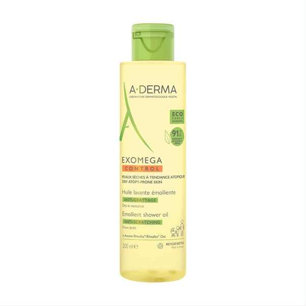 A-DERMA EXOMEGA CONTROL, dušas eļļa, 200 ml attēls