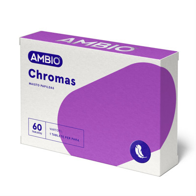AMBIO Chromium 200mcg, 60 tabletes attēls