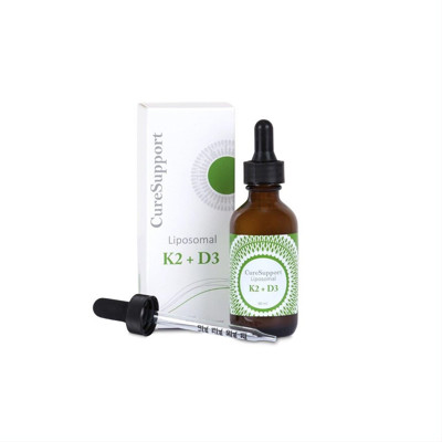 CURESUPPORT vitamīni K2 + D3 liposomās, 60 ml attēls