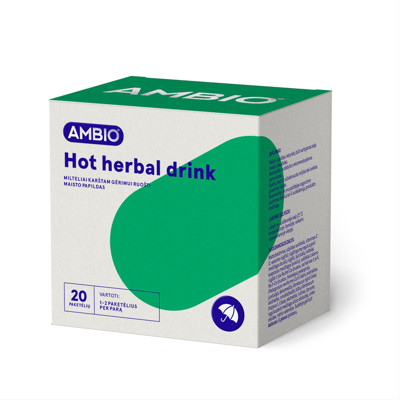 AMBIO HOT HERBAL DRINK, 20 священного порошка для горячего напитка изображение