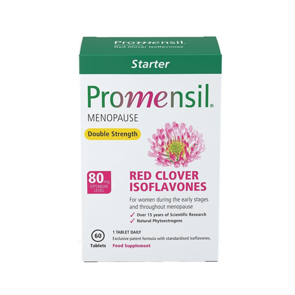 PROMENSIL MENOPAUSE DOUBLE STRENGHT, 80 mg, 60 tabletes attēls