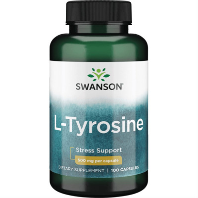 SWANSON L-ТИРОЗИН, 500 мг, 100 капсул изображение