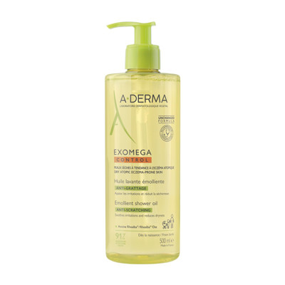A-DERMA EXOMEGA CONTROL, dušas eļļa, 500 ml attēls