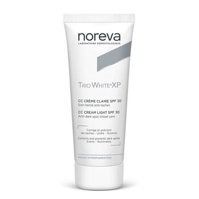 NOREVA TRIO WHITE XP, тонирование, СС-крем для удаления пигментных пятен, SPF 30, 40 мл изображение