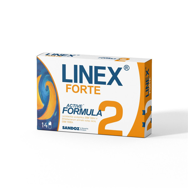 LINEX FORTE, 14 kuņģa sulas izturīgas kapsulas attēls