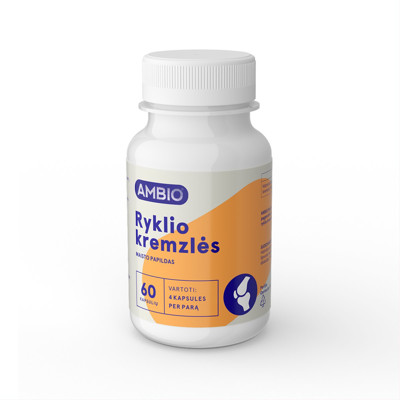 AMBIO haizivju skrimšļi, 60 kapsulas attēls