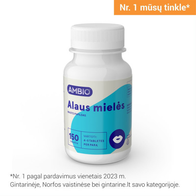 AMBIO alus raugs, 500 mg, 150 tabletes attēls