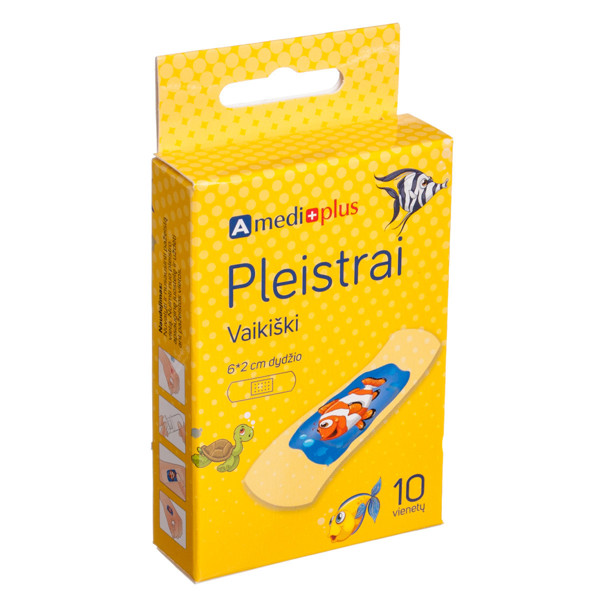 AMEDIPLUS, пластырь детский, 6 х 2 см, 10 шт. изображение