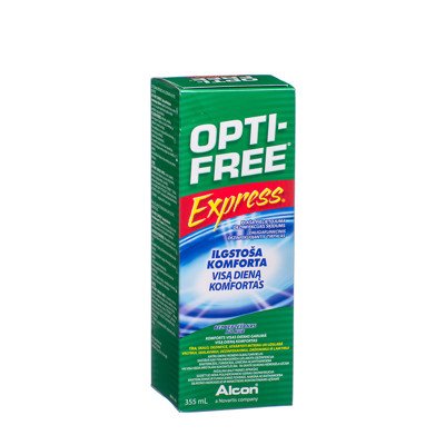 OPTI FREE EXPRESS, kontaktlēcu šķidrums, 355 ml attēls