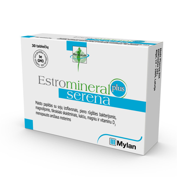 ESTROMINERAL SERENA PLUS, 30 tabletes attēls
