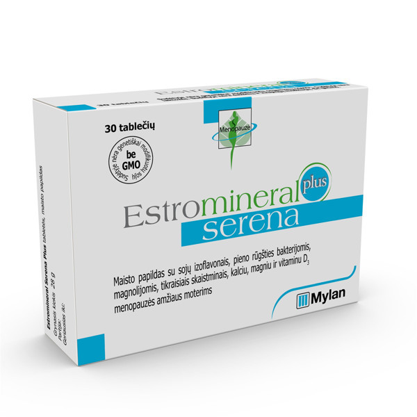 ESTROMINERAL SERENA PLUS, 30 tabletes attēls