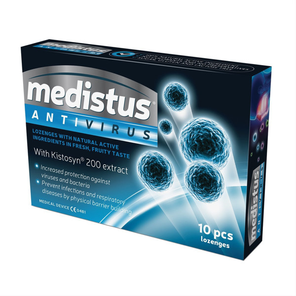 MEDISTUS ANTIVIRUS, 10 tabletes attēls