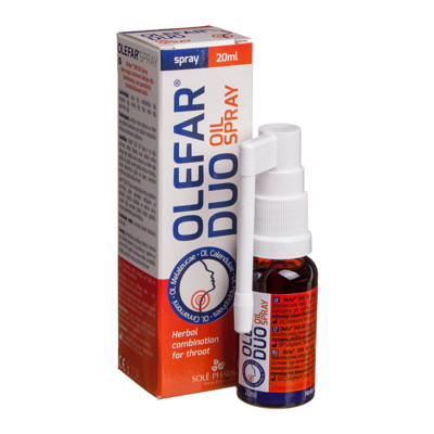 OLEFAR DUO OIL SPRAY, aerosols, 20 ml attēls