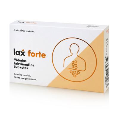 LAXFORTE, caurejas svecītes, pieaugušajiem, 6 svecītes attēls