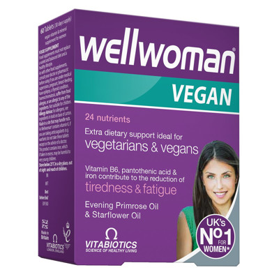 WELLWOMAN VEGAN, 60 tabletes attēls