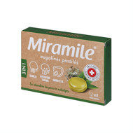 MIRAMILE, Islandes ķērpju un Eucalyptus garšas pastilas, 12 pastilas attēls