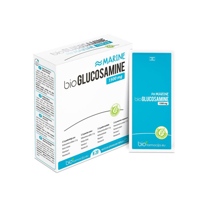 BIOGLUCOSAMINE MARINE, 1500 mg, pulveris, 20 gab. attēls