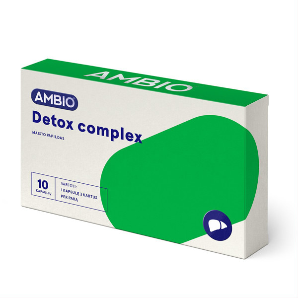 AMBIO detox komplekss, 10 kapsulas attēls