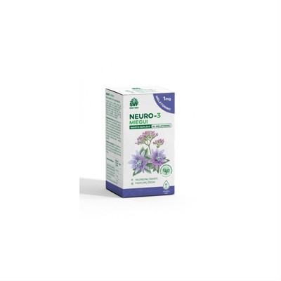 ŠVF/AC NEURO-3 MIEGAM AR MELATONĪNU, perorālie pilieni, 25 ml attēls