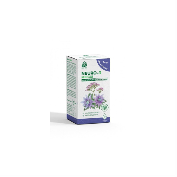 ŠVF/AC NEURO-3 MIEGAM AR MELATONĪNU, perorālie pilieni, 25 ml attēls