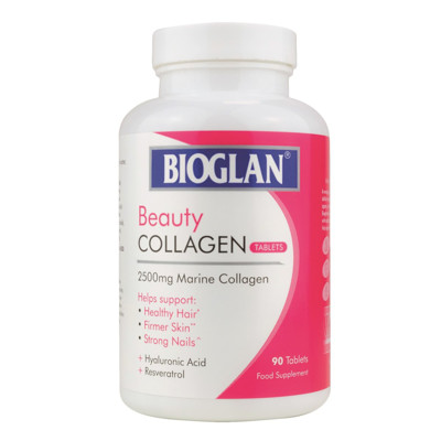BIOGLAN BEAUTY COLLAGEN, kolagēns, 2500 mg, 90 tabletes attēls