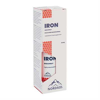 NORDAID IRON SPRAY, 5 mg, aerosols, 30 ml attēls