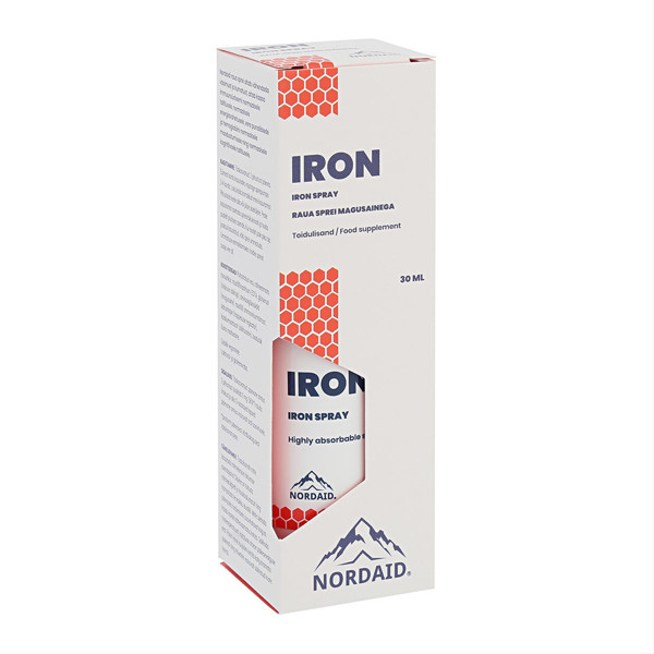 NORDAID IRON SPRAY, 5 mg, aerosols, 30 ml attēls
