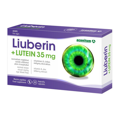 LIUBERIN + LIUTEIN, 35 мг, 30 капсул изображение