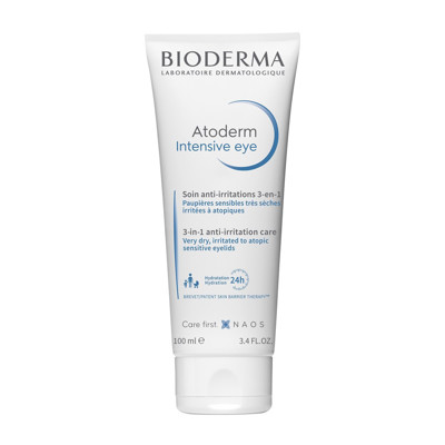 BIODERMA ATODERM INTENSIVE EYE kopšanas līdzeklis sausai un kairinātai acu zonai, bez smaržvielām, 100 ml attēls