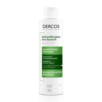 VICHY DERCOS, pretblaugznu šampūns jutīgai ādai, 200 ml attēls