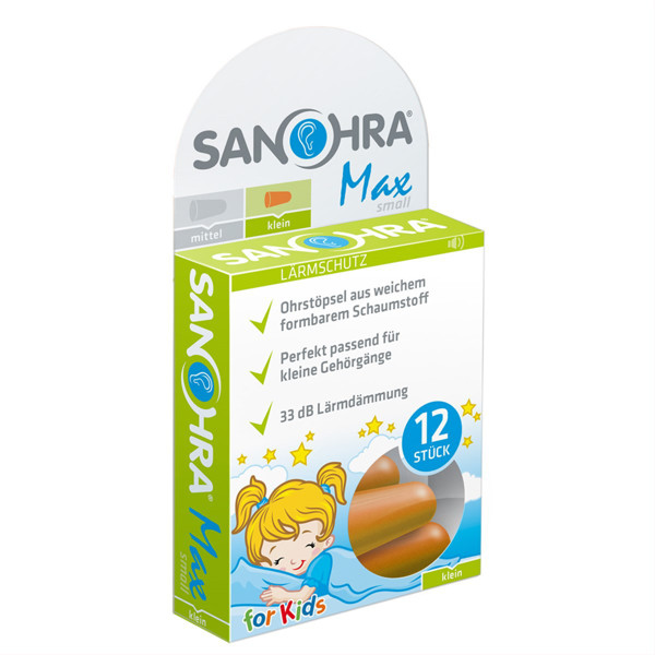 SANOHRA MAX, ausu aizbāžņi bērniem, 12 gab. attēls