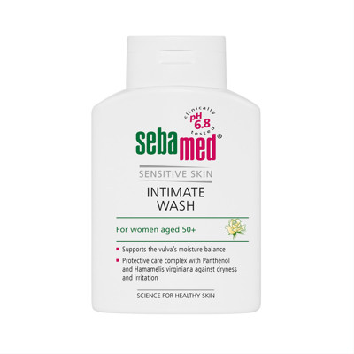 SEBAMED, intīmās higiēnas tīrīšanas līdzeklis, pH 6,8, menopauzei, 200 ml attēls
