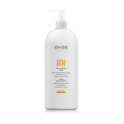 BABE BODY, dermaseptiskas šķidrās ziepes, jutīgai ķermeņa ādai, 1000 ml attēls