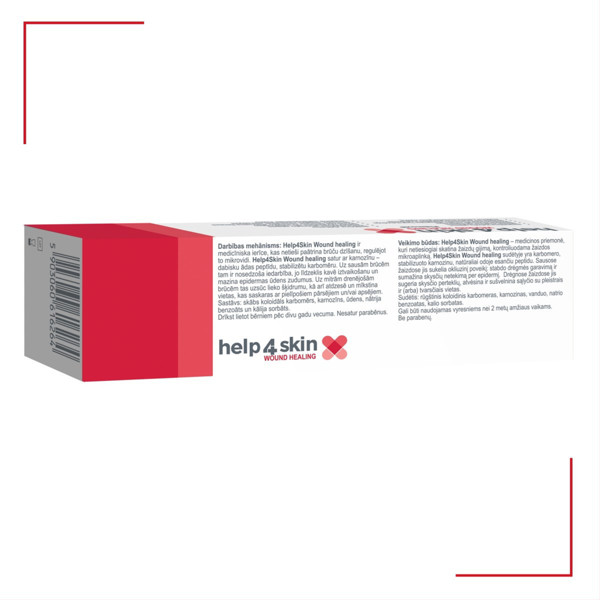 HELP4SKIN WOUND HEALING, гель в тубе, 20 г изображение