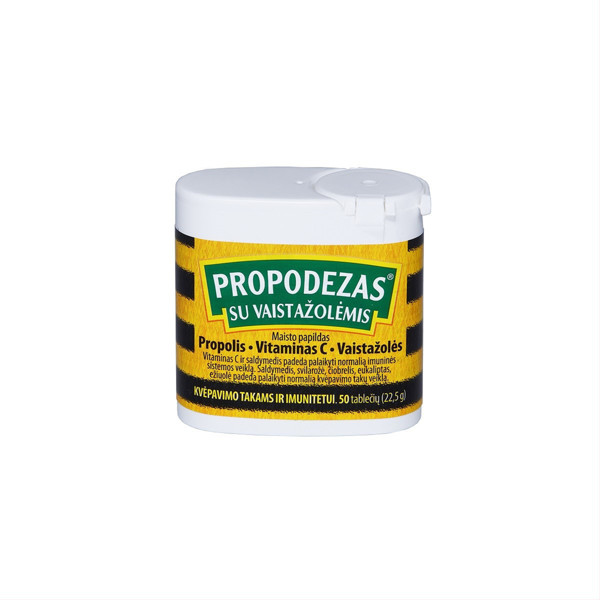 PROPODEZA AR ĀRSTNIECĪBAS AUGIEM, 50 tabletes  attēls