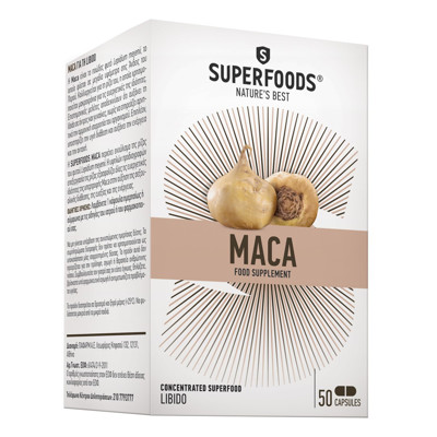 SUPERFOODS MACA, 50 kapsulas attēls