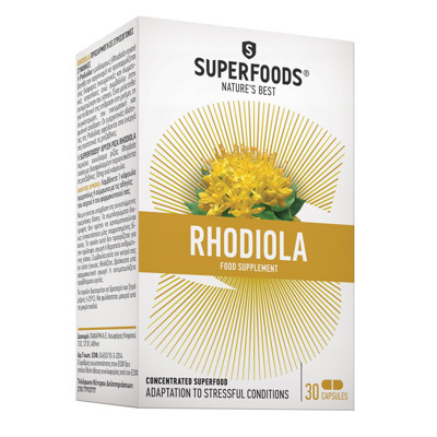 SUPERFOODS RHODIOLA, 30 kapsulas attēls