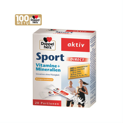 DOPPELHERZ AKTIV SPORT DIRECT, 20 paciņas attēls