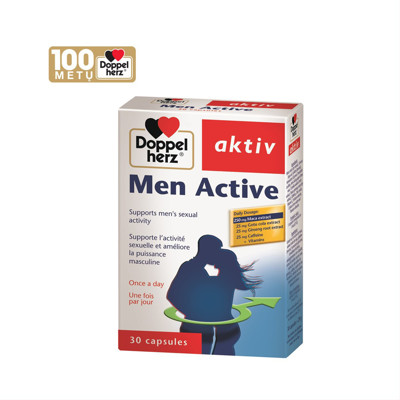 DOPPELHERZ AKTIV MEN ACTIVE, 30 kapsulas attēls