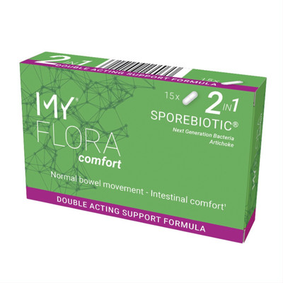 MY FLORA COMFORT SPOREBIOTIC, 15 kapsulas attēls