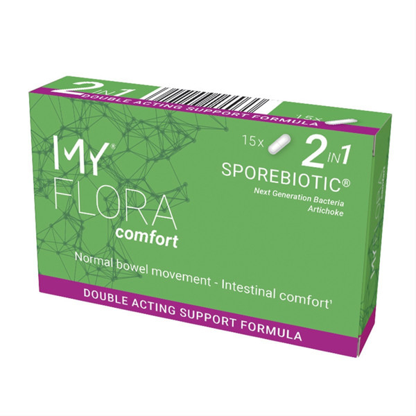 MY FLORA COMFORT SPOREBIOTIC, 15 kapsulas attēls