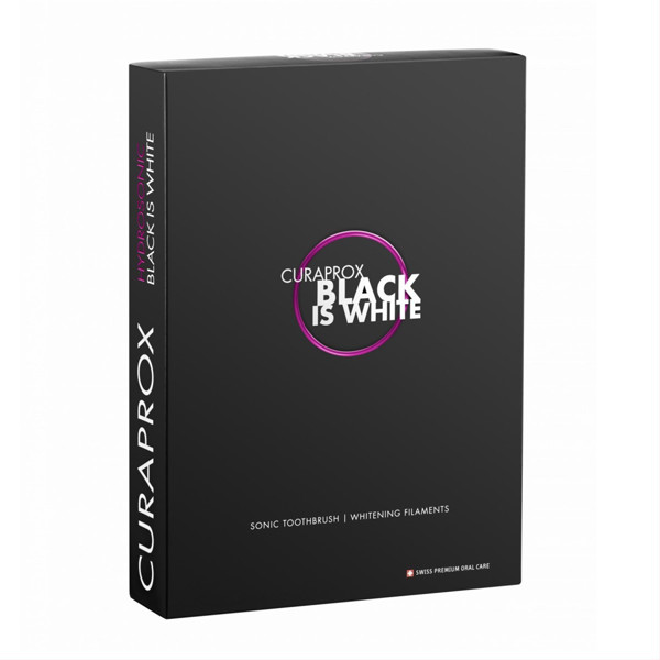 CURAPROX BLACK IS WHITE, ультразвуковая электрическая зубная щетка изображение